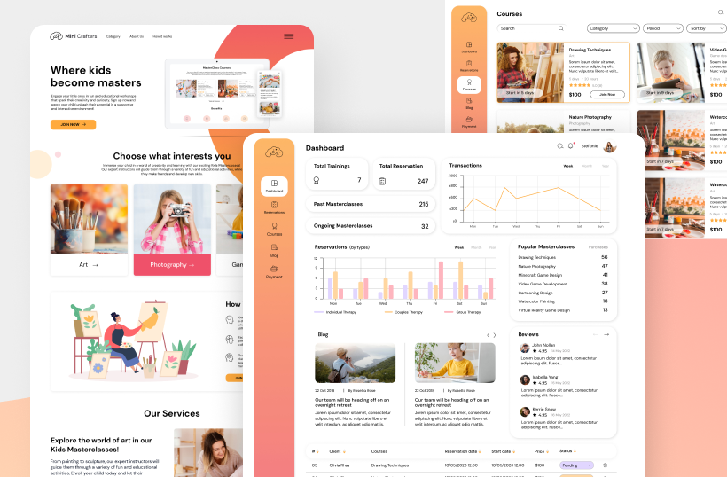 Courses Platform Mini Crafters