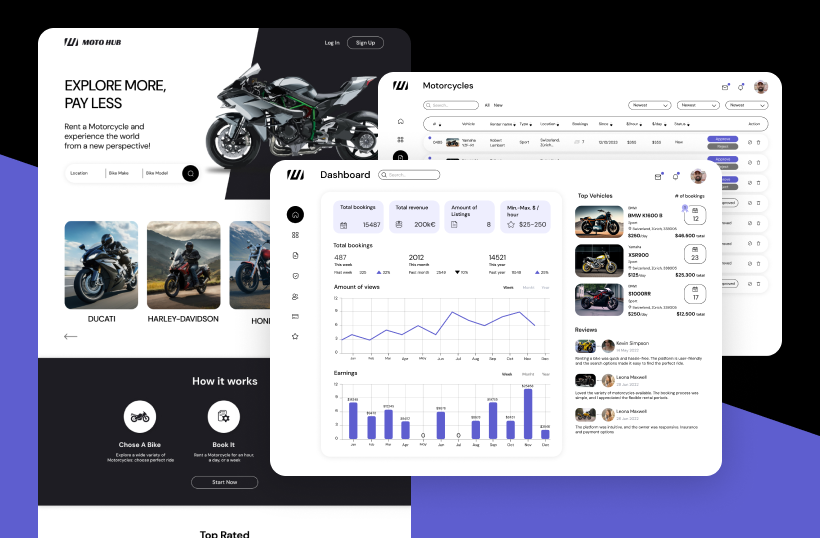 Moto Rental Marketplace