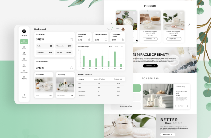 E-Commerce Shop - Utopia
